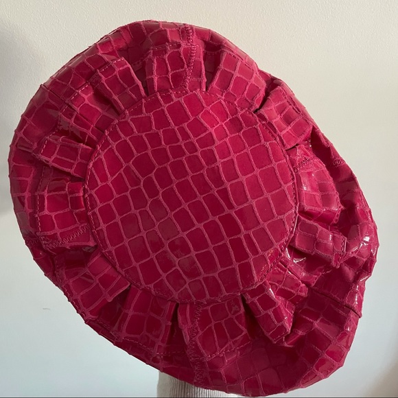 Carlos falchi pink leather drawstring bucket bag - Picture 10 of 14